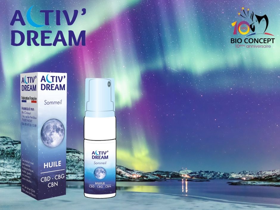 Huile de sommeil CBD Activ Dream Biconcept